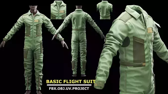 Basic flight suit