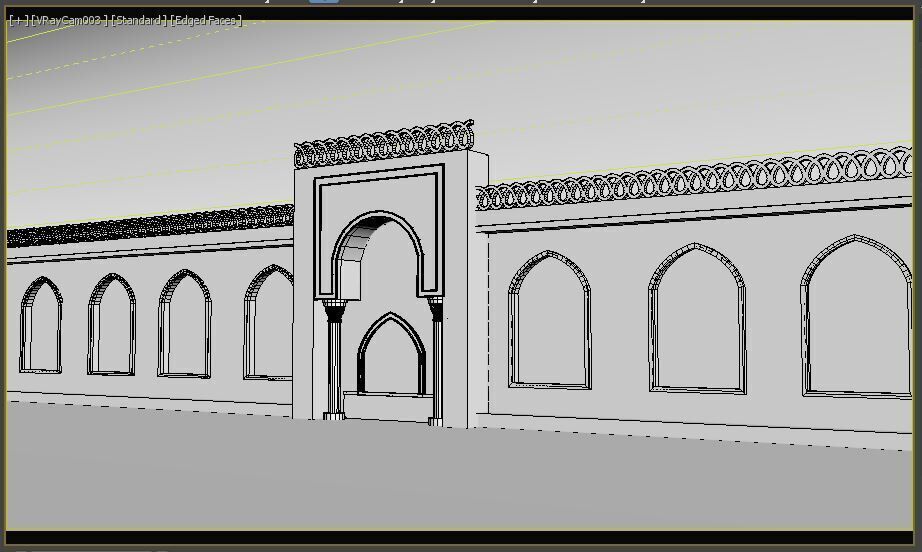 Indian Palace Entry Gate 3D model_10