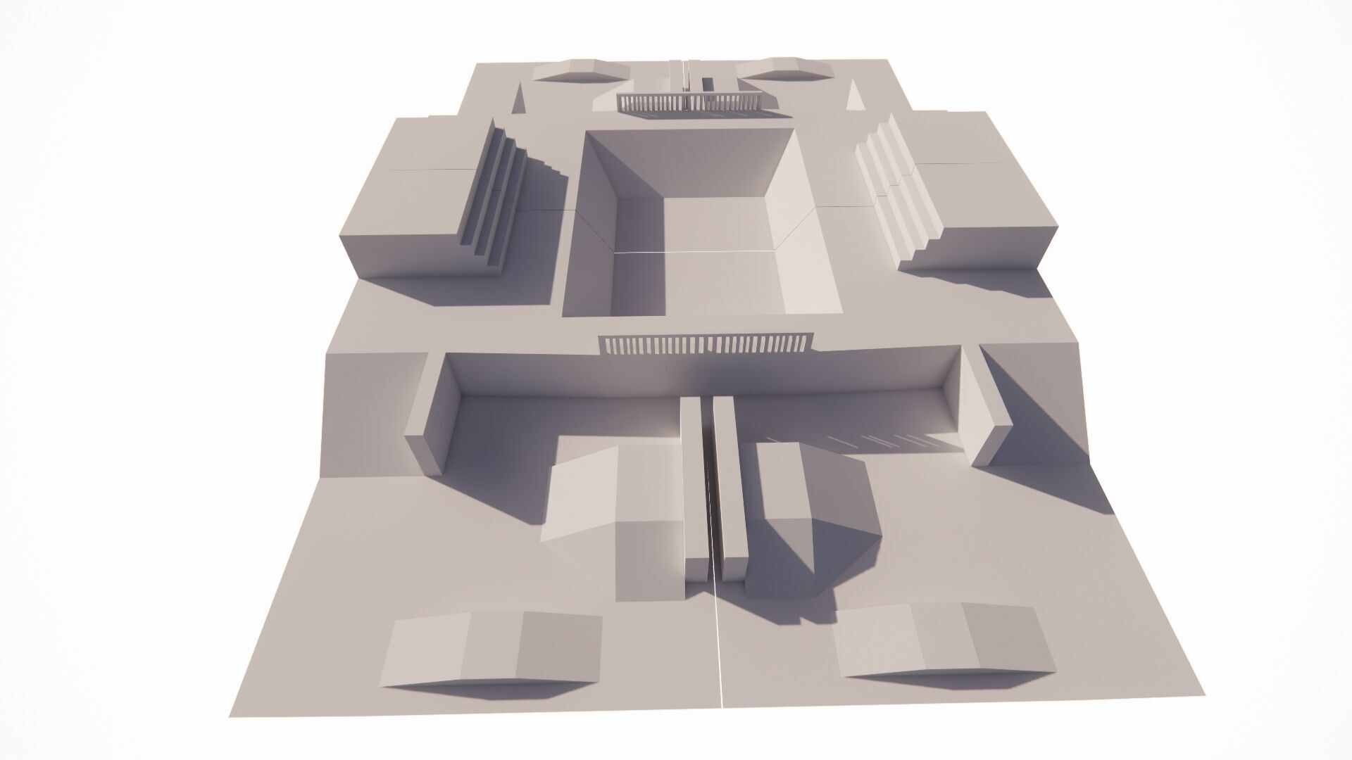 Skatepark-Skate Park PACK 3D model_7