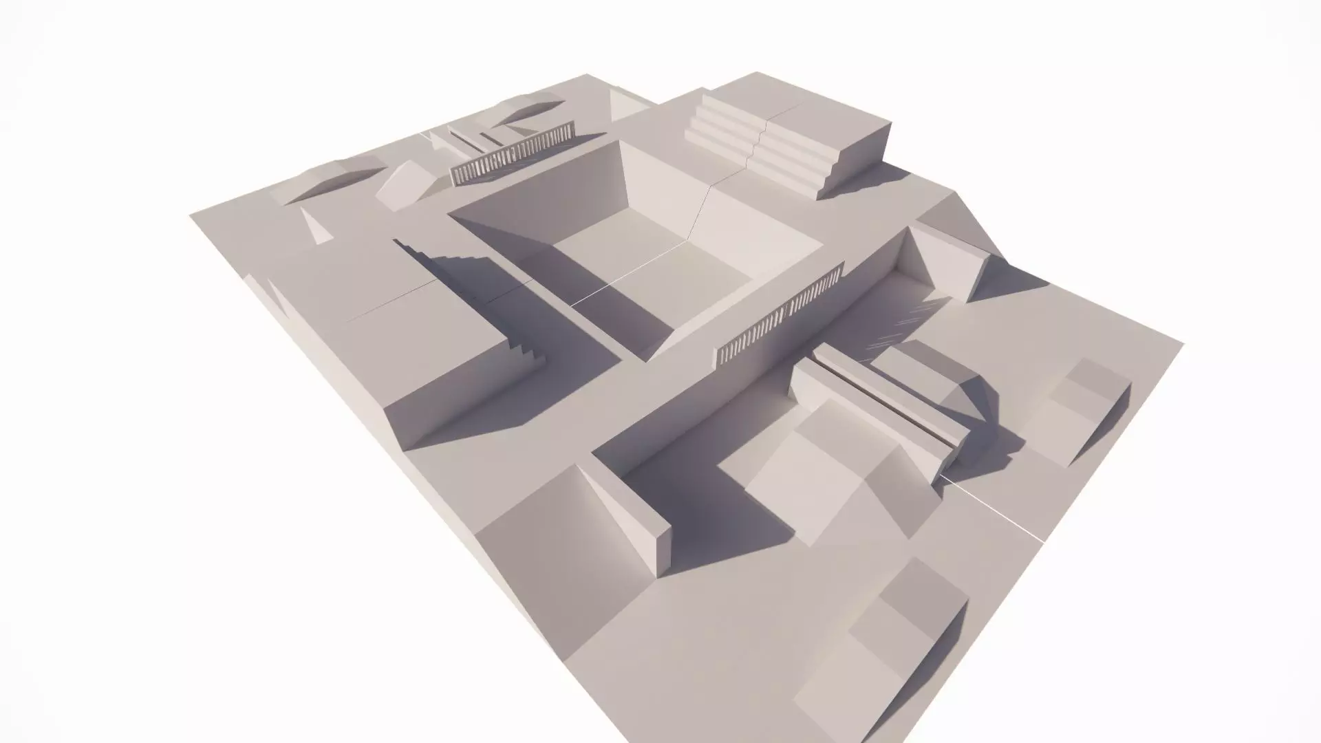 Skatepark-Skate Park PACK 3D model_0