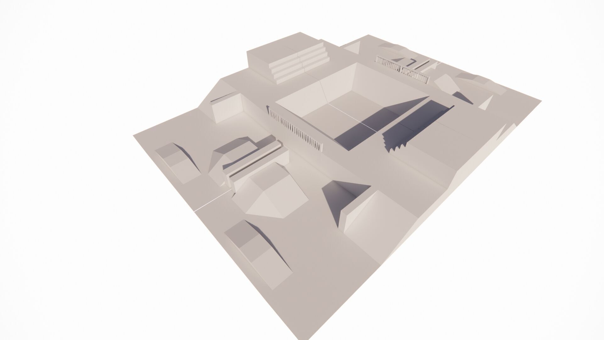 Skatepark-Skate Park PACK 3D model_3