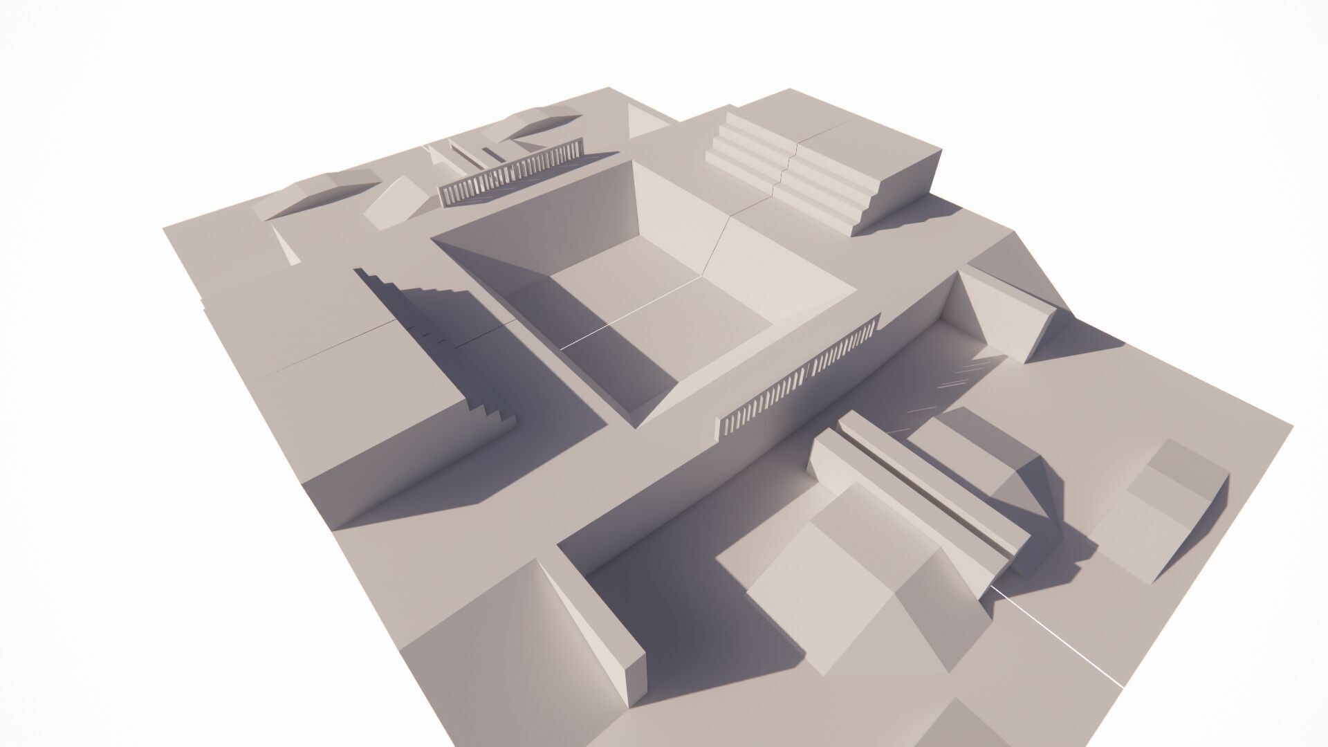 Skatepark-Skate Park PACK 3D model_9