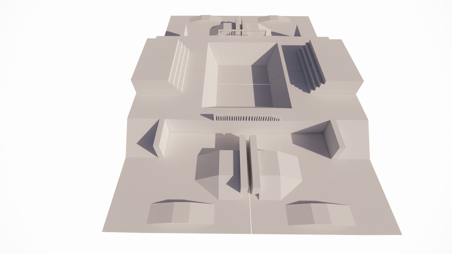 Skatepark-Skate Park PACK 3D model_4