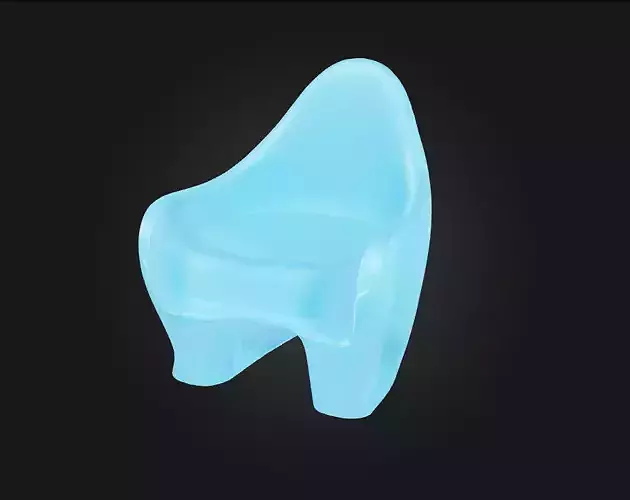 Blue Bubble Chair