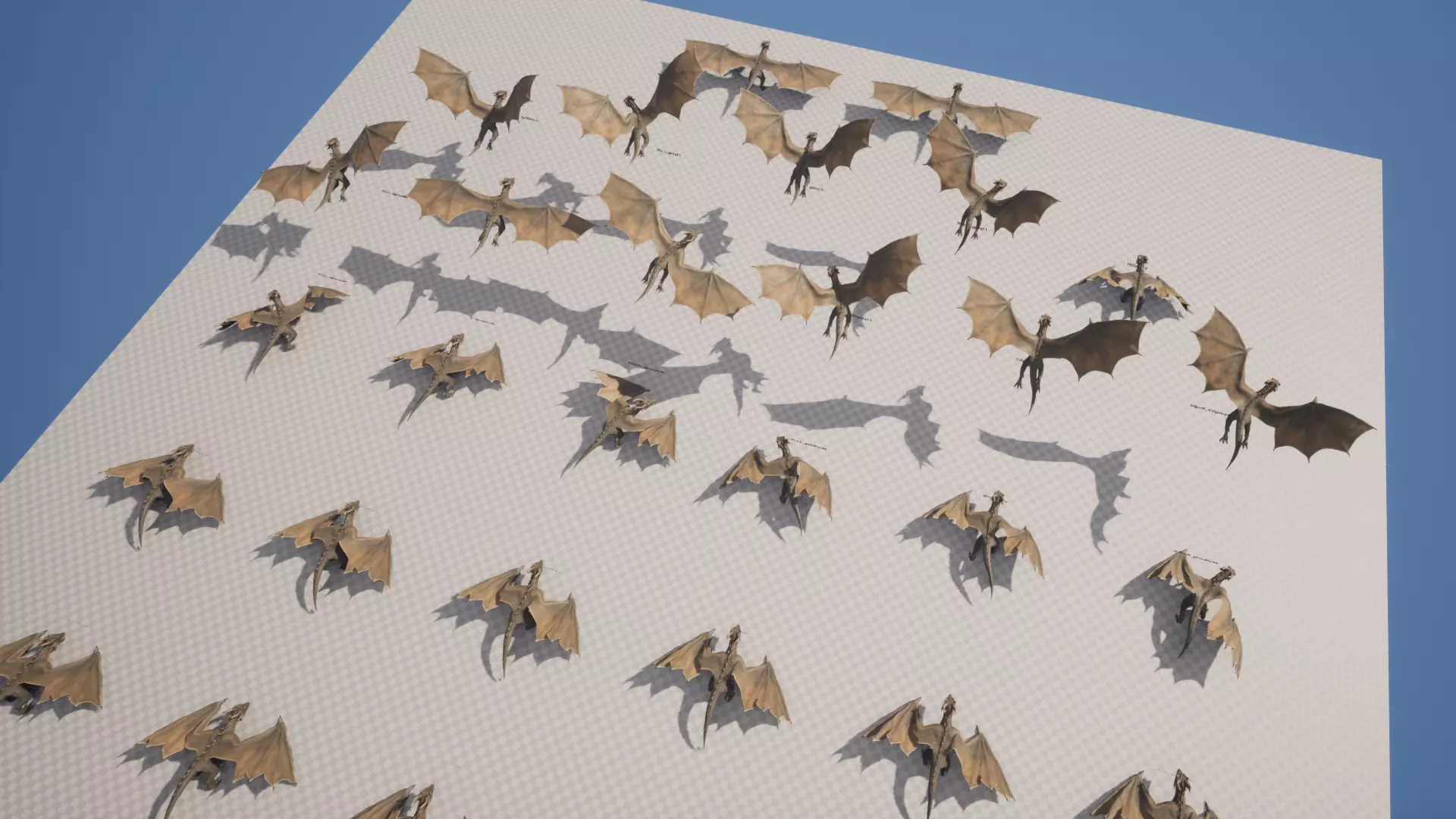 Green Wyvern Dragon Low-poly 3D model_12