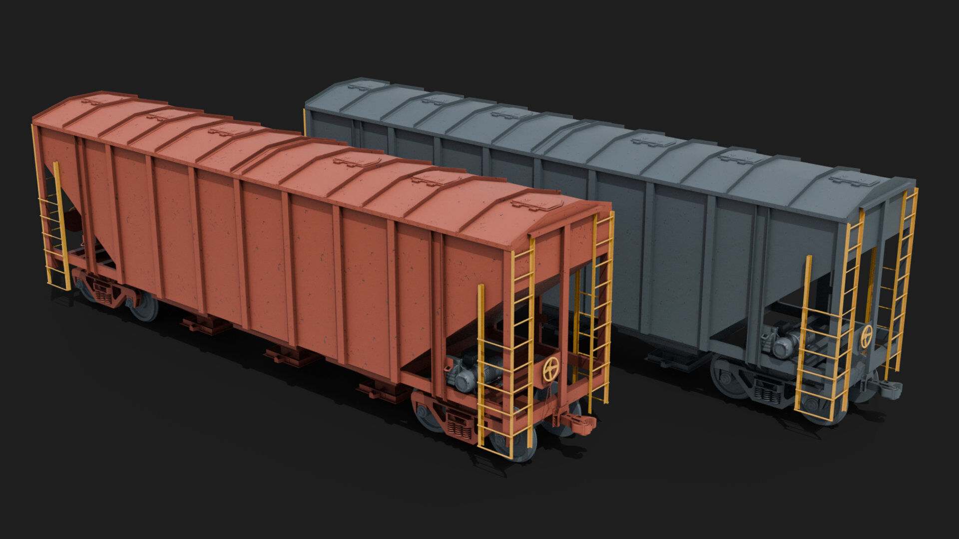 Indudtsrial Plant Grain Silo 3D Model Of Granery 3D model_9