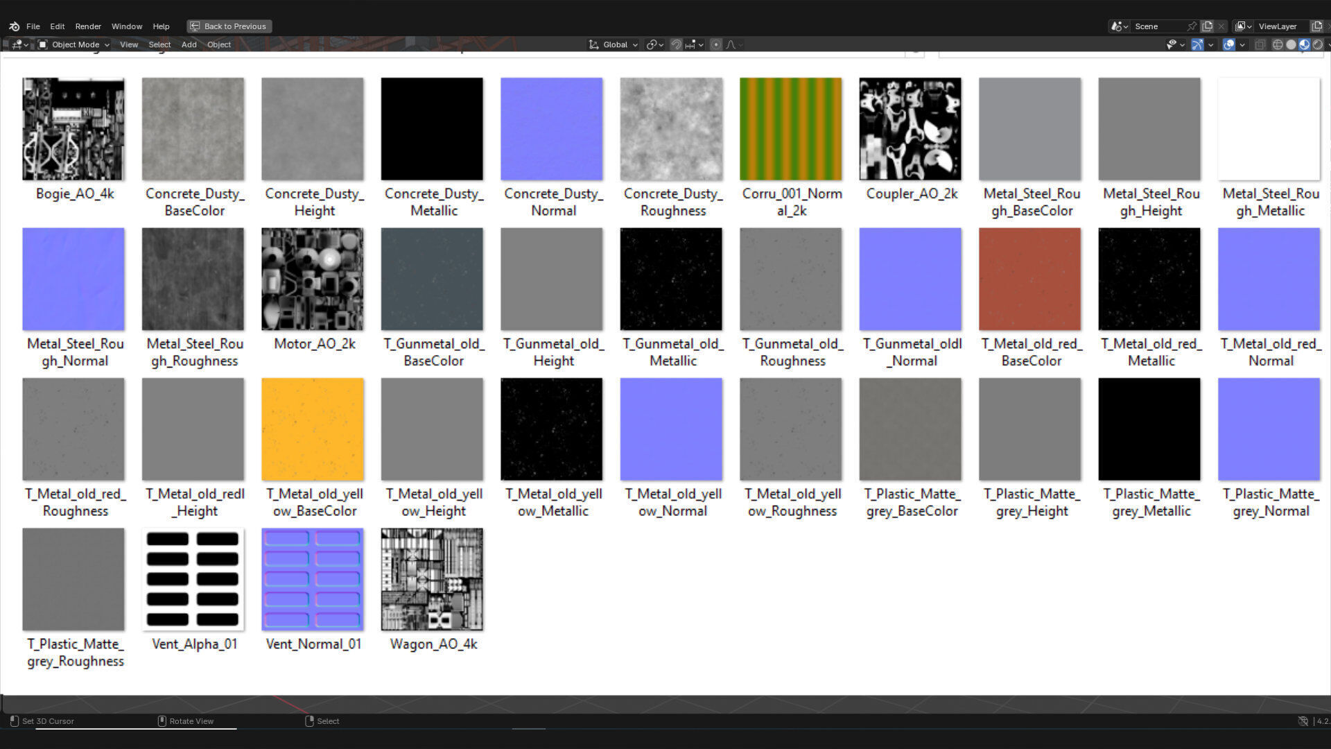 Indudtsrial Plant Grain Silo 3D Model Of Granery 3D model_5