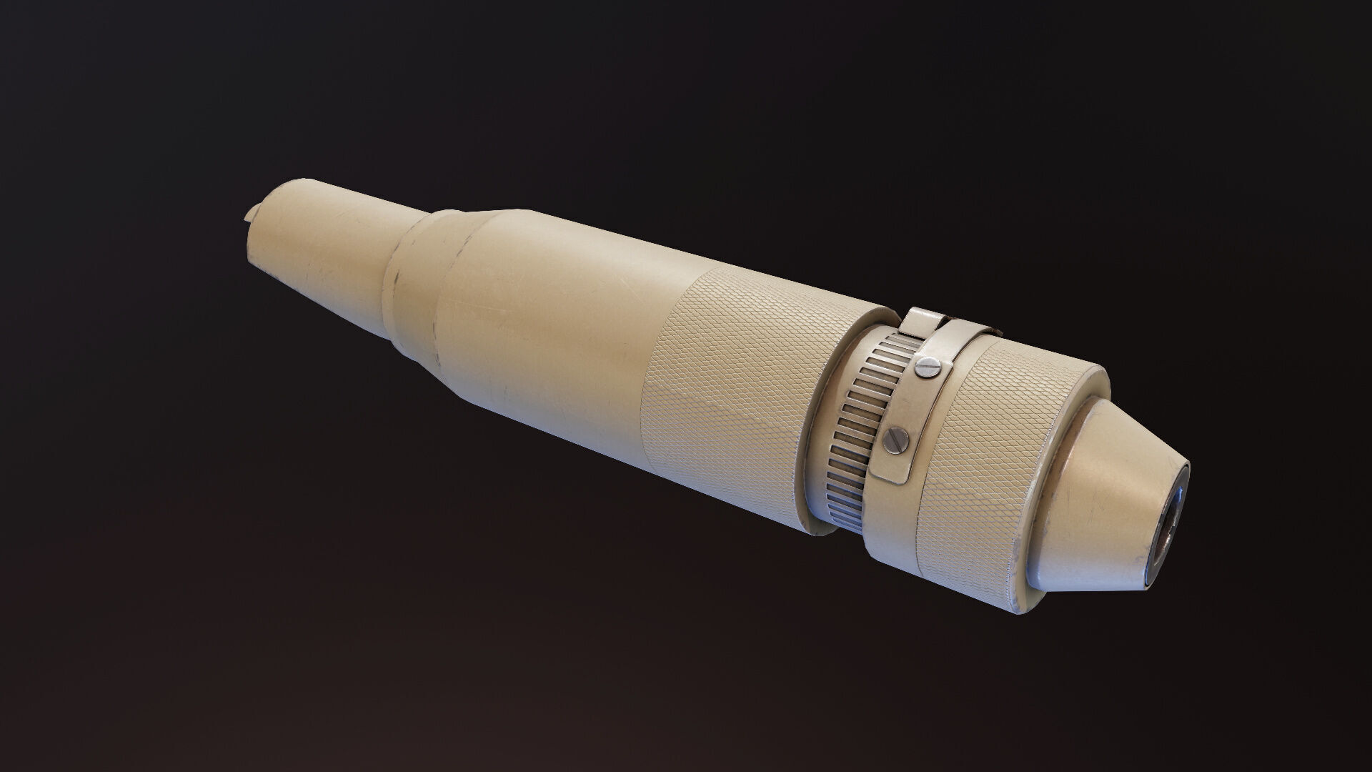 PBS4 Suppressor Low-poly 3D model_3