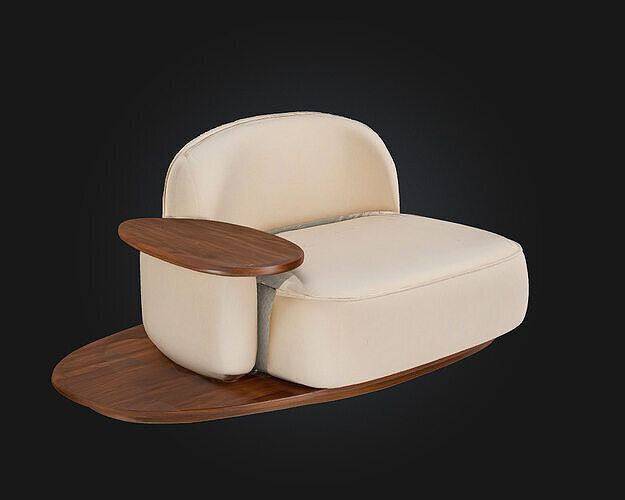 Modern Serenity Sofa 3D model
