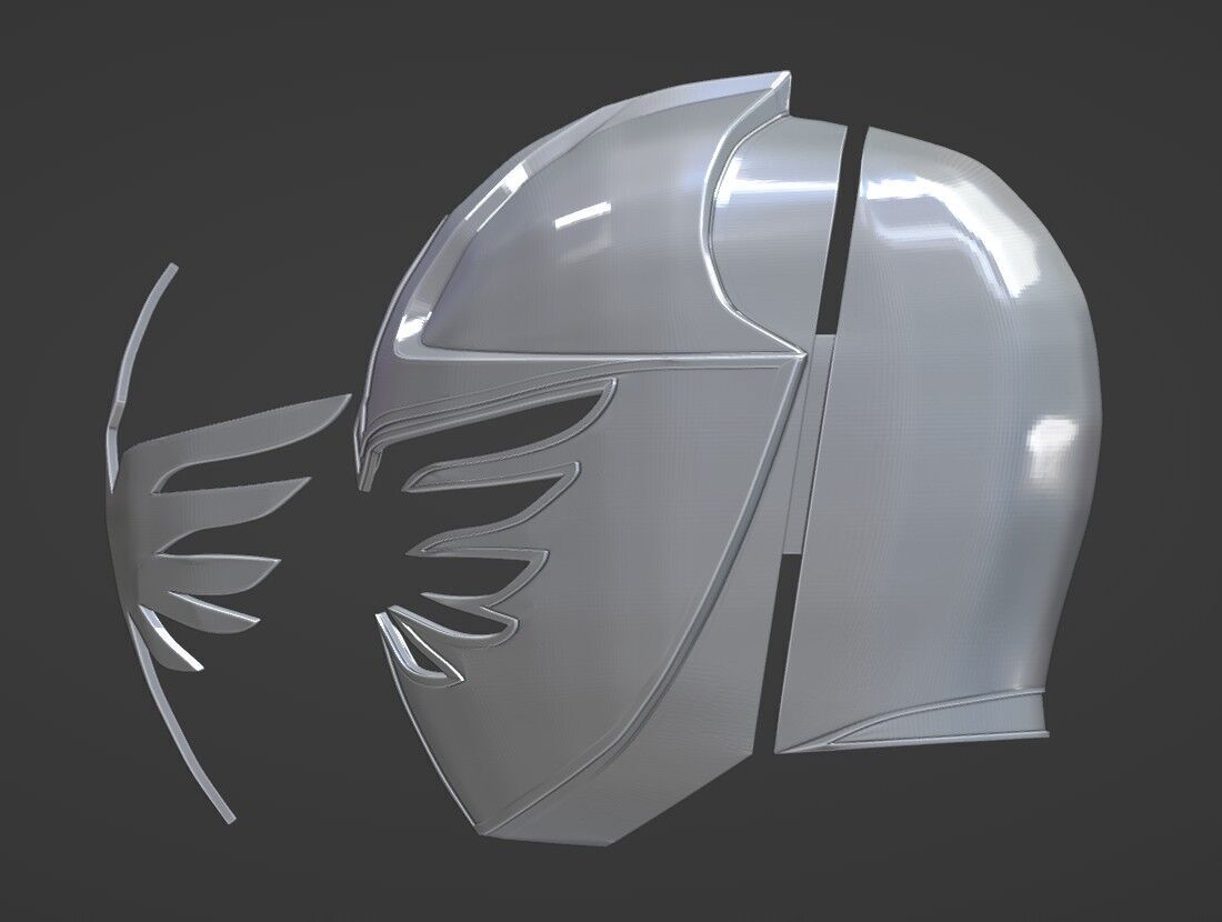 Power Rangers Mystic Force Red Ranger MagiRed Helmet 3D print model_8