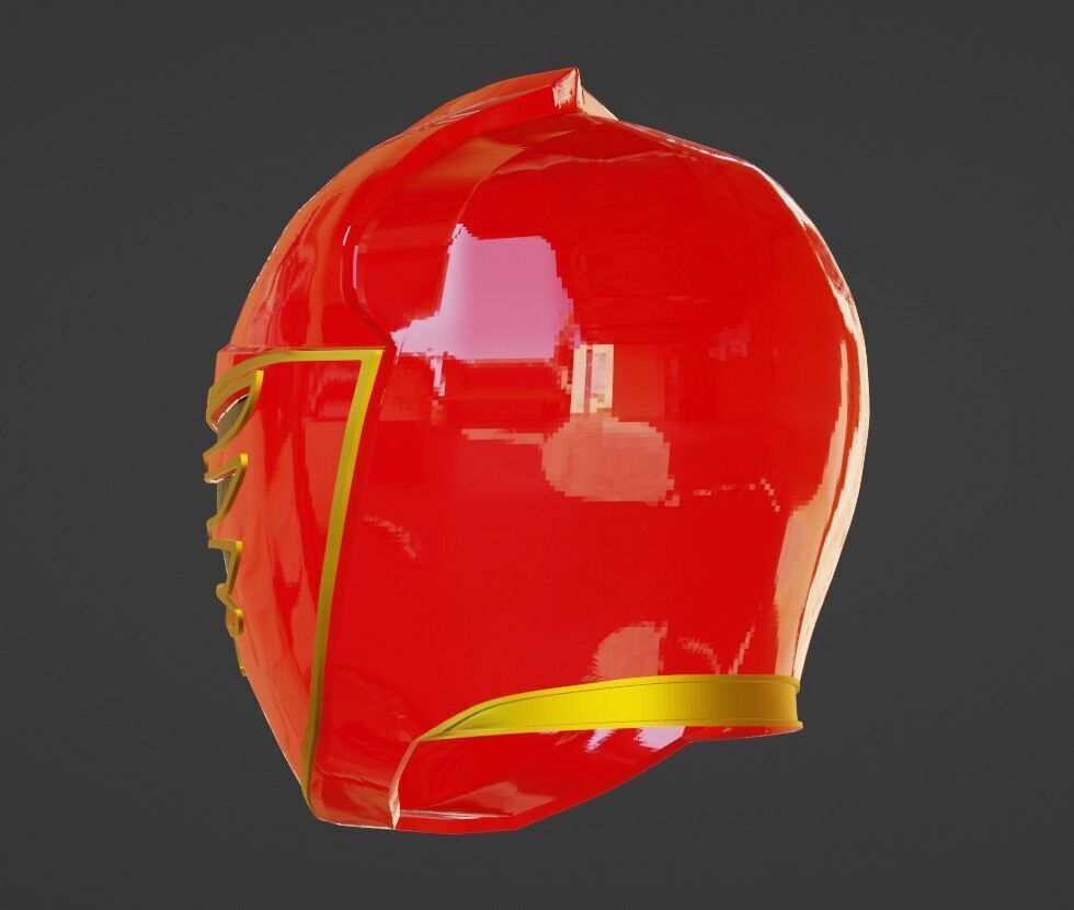 Power Rangers Mystic Force Red Ranger MagiRed Helmet 3D print model_3