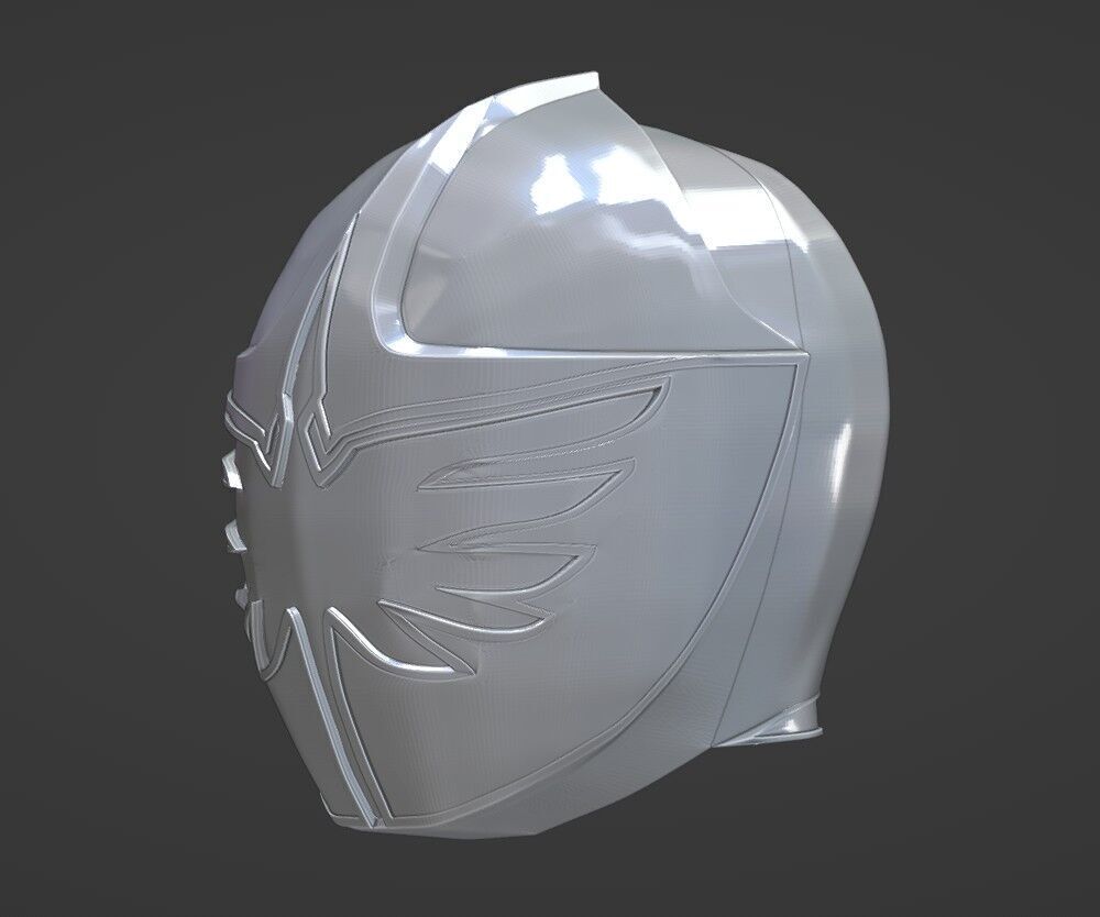 Power Rangers Mystic Force Red Ranger MagiRed Helmet 3D print model_6