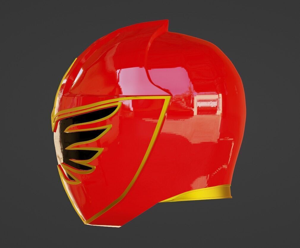 Power Rangers Mystic Force Red Ranger MagiRed Helmet 3D print model_2