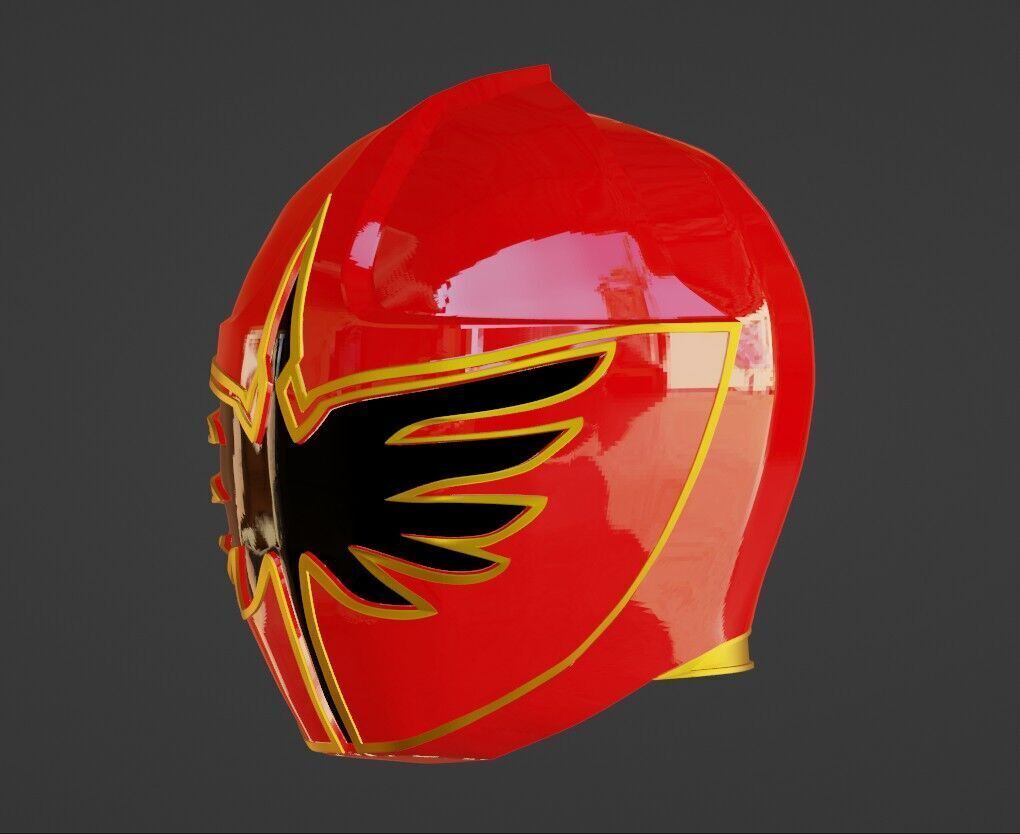 Power Rangers Mystic Force Red Ranger MagiRed Helmet 3D print model_1
