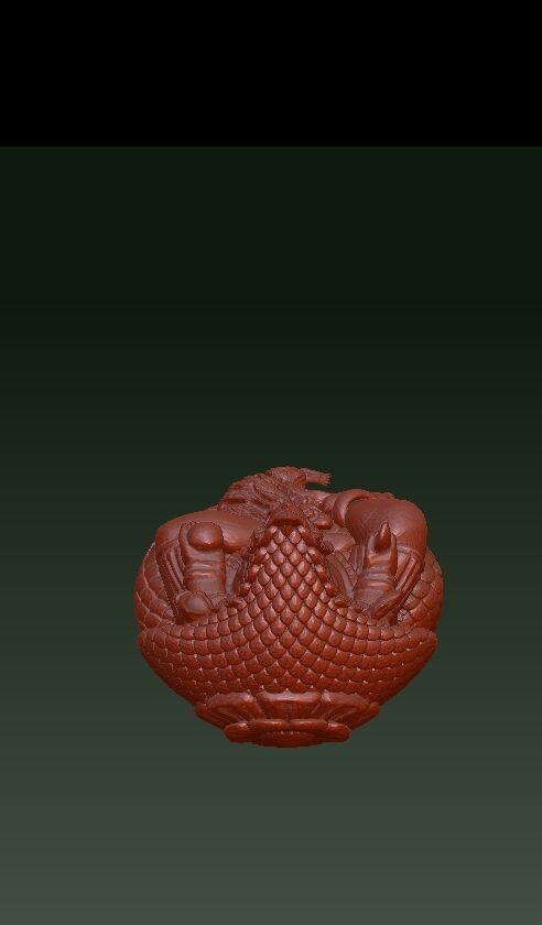 ganesh with dragone one head  3D print model_4