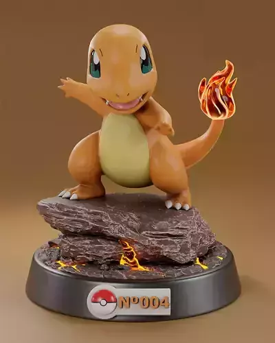 Charmander Pokemon 3D print model