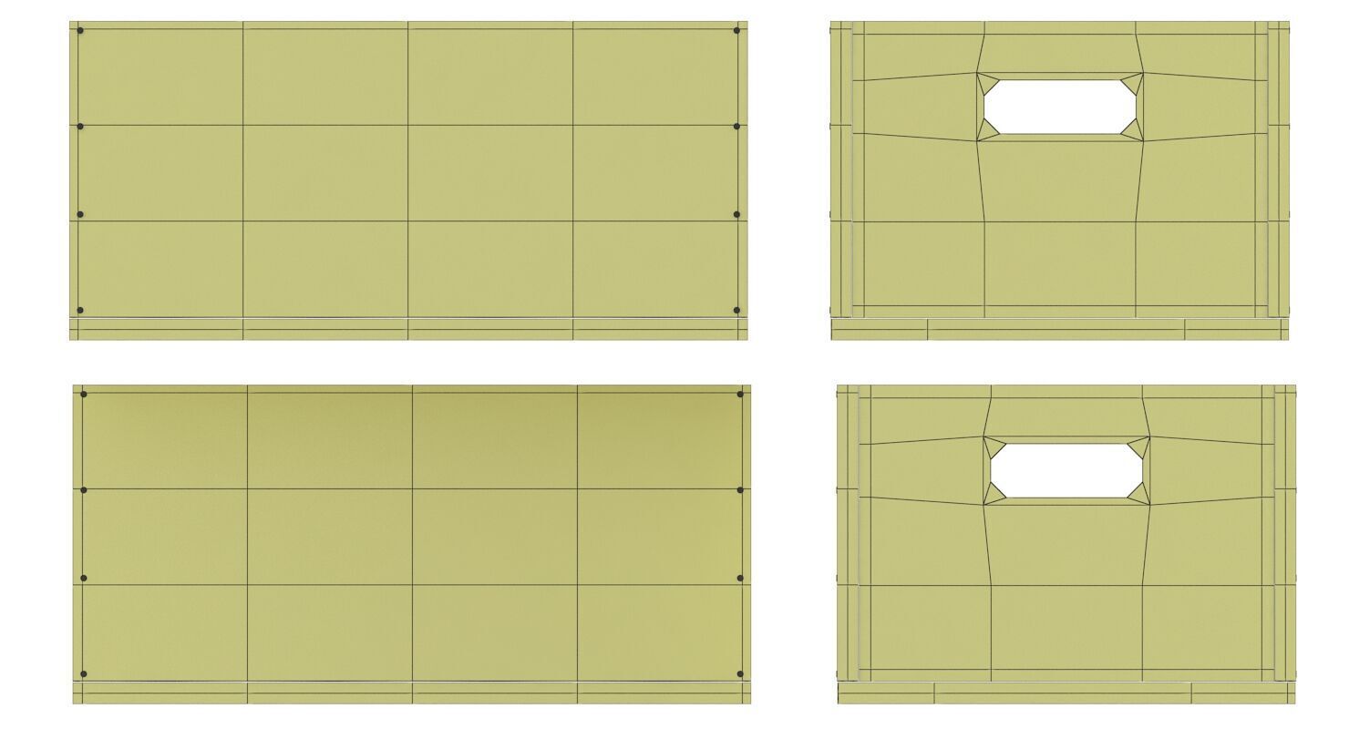 Wooden Box Collection 3D model_22