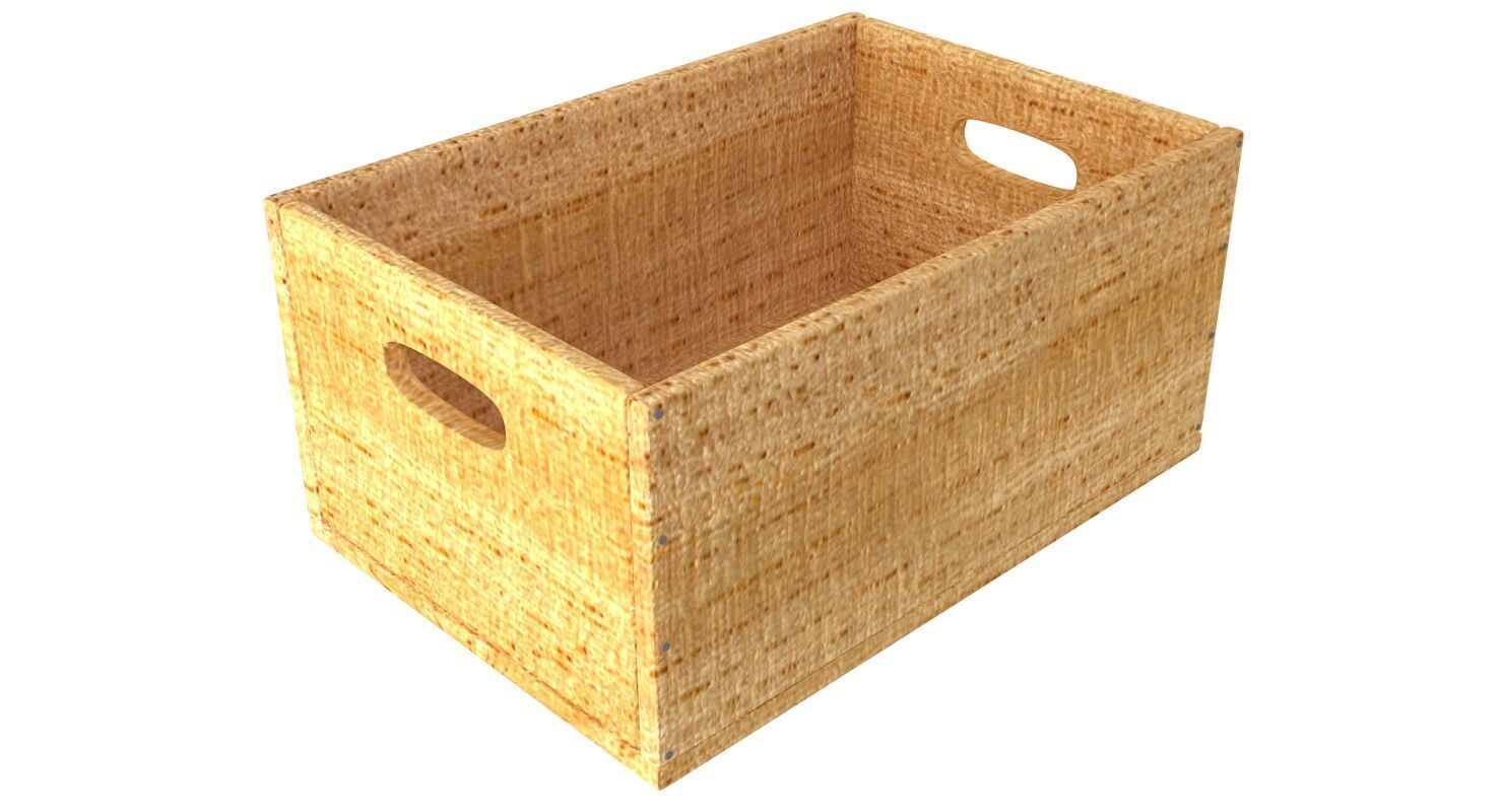 Wooden Box Collection 3D model_12