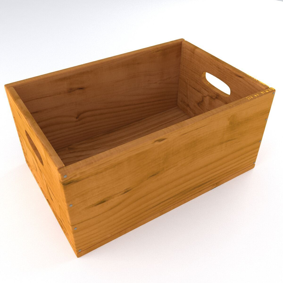 Wooden Box Collection 3D model_1