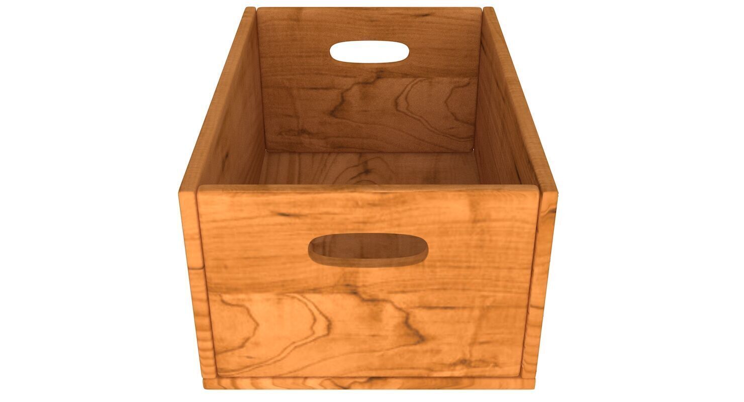 Wooden Box Collection 3D model_4