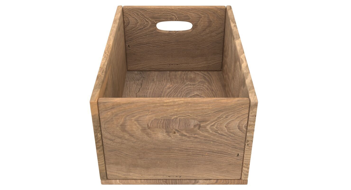 Wooden Box Collection 3D model_10