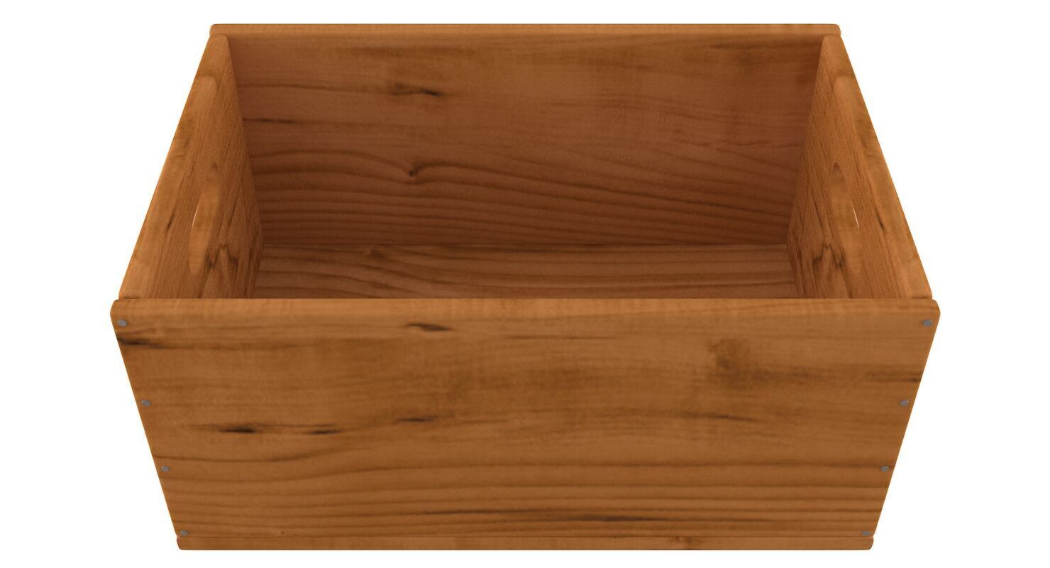 Wooden Box Collection 3D model_3