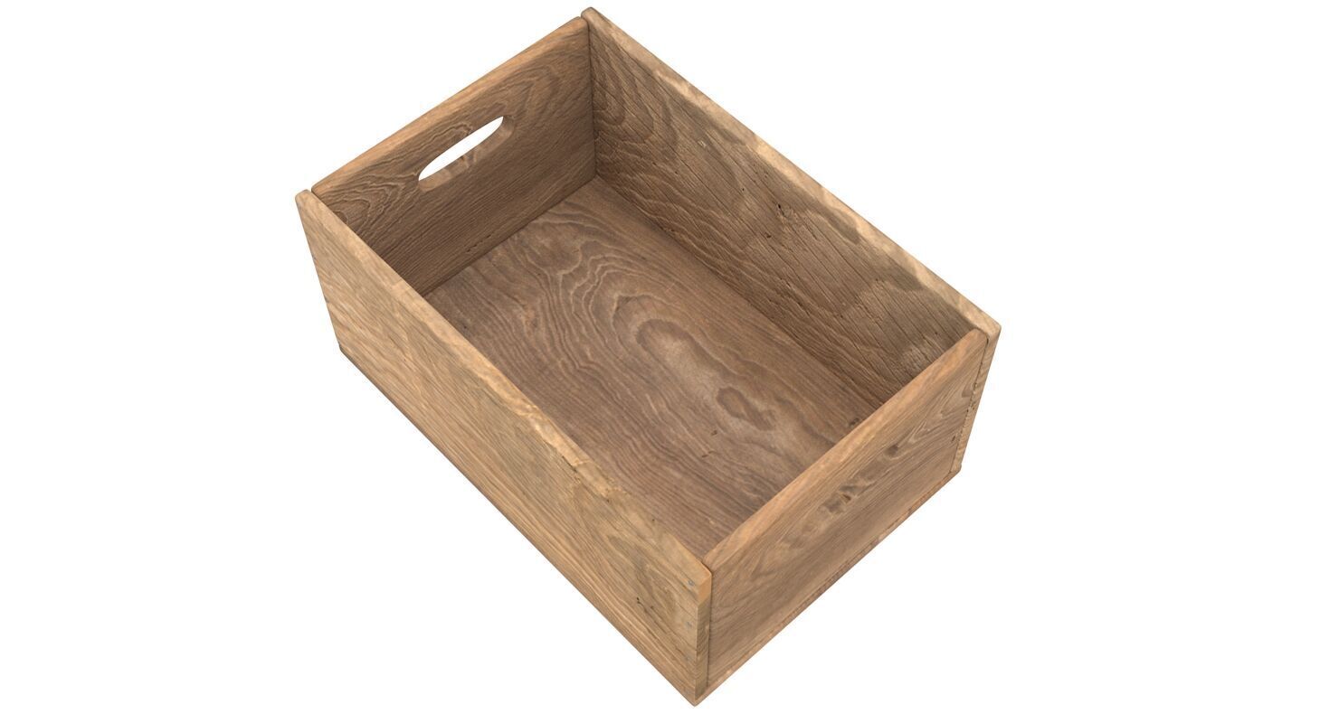 Wooden Box Collection 3D model_11