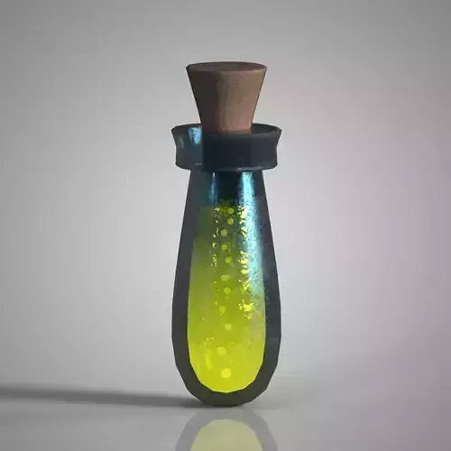 MagicMesh  Elixir of Swiftness Yellow Variant Game Ready LowPoly