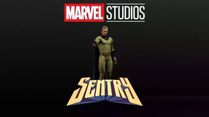 Sentry -  Bob Reynolds Low-poly 3D model