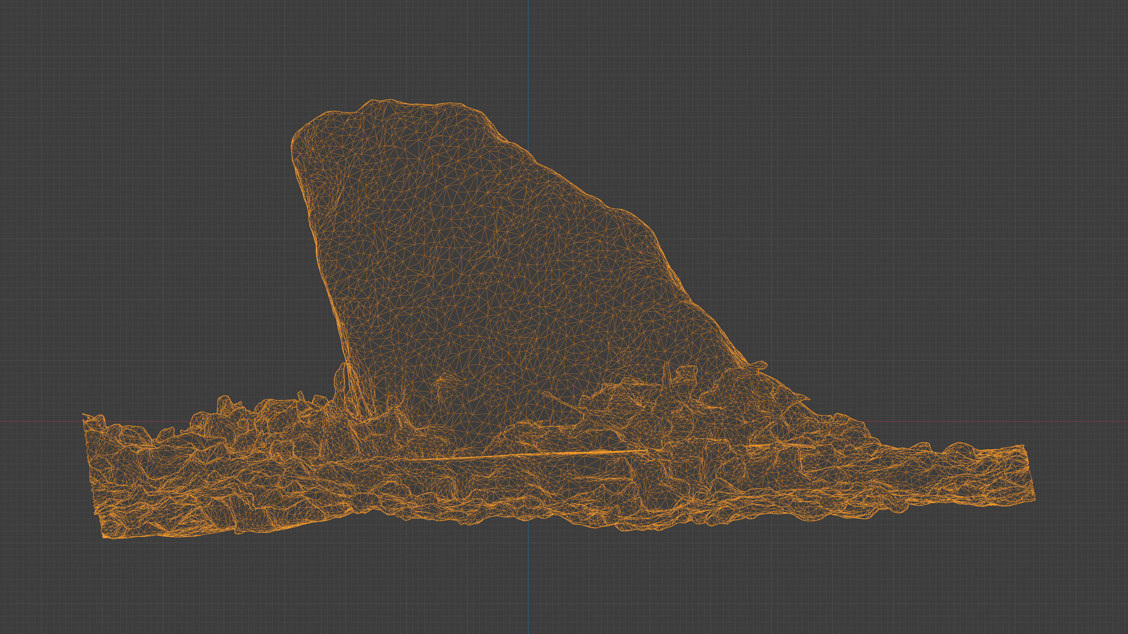 Photorealistic 3D scan of rock stone Low-poly 3D model_21