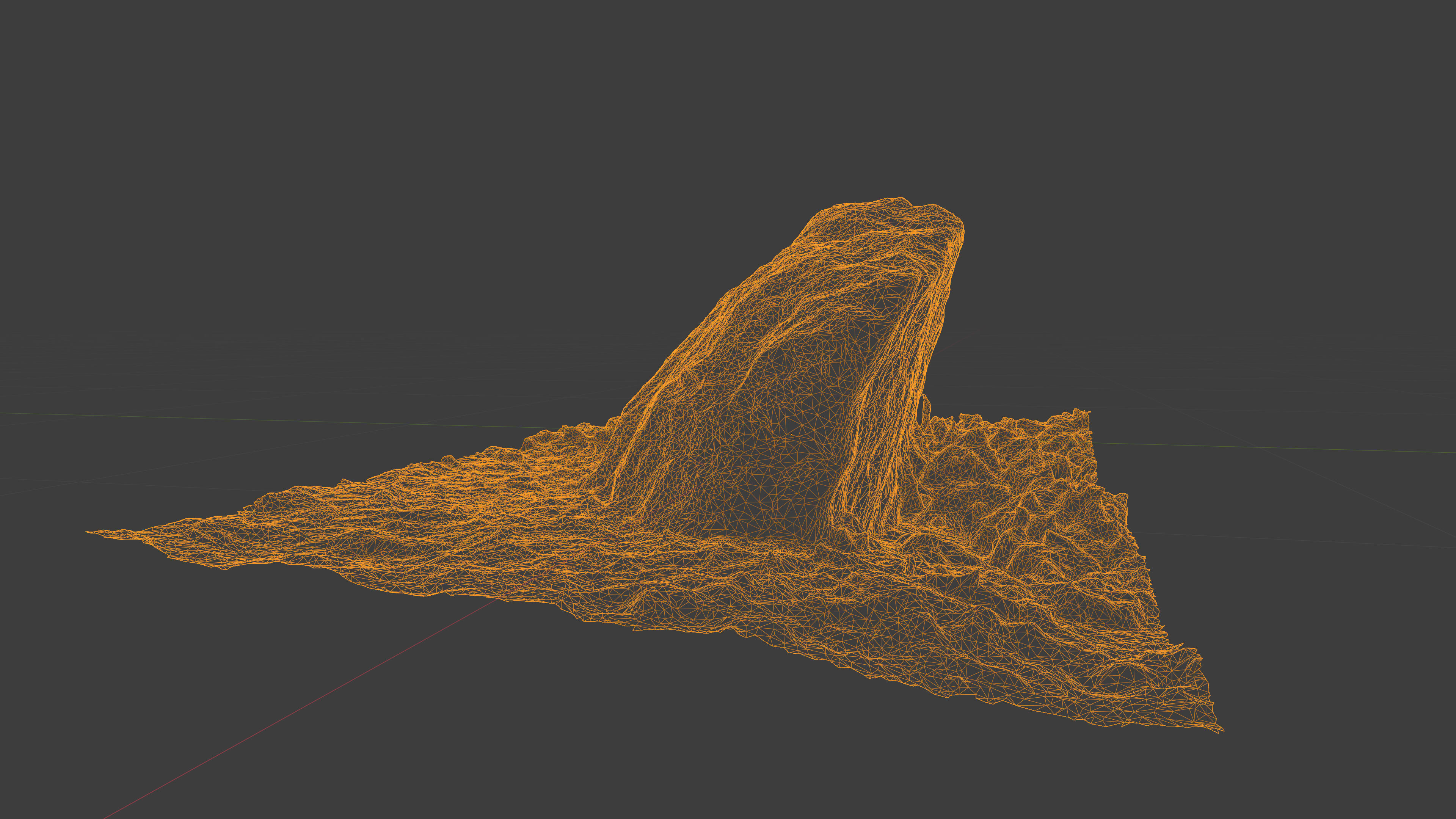 Photorealistic 3D scan of rock stone Low-poly 3D model_26