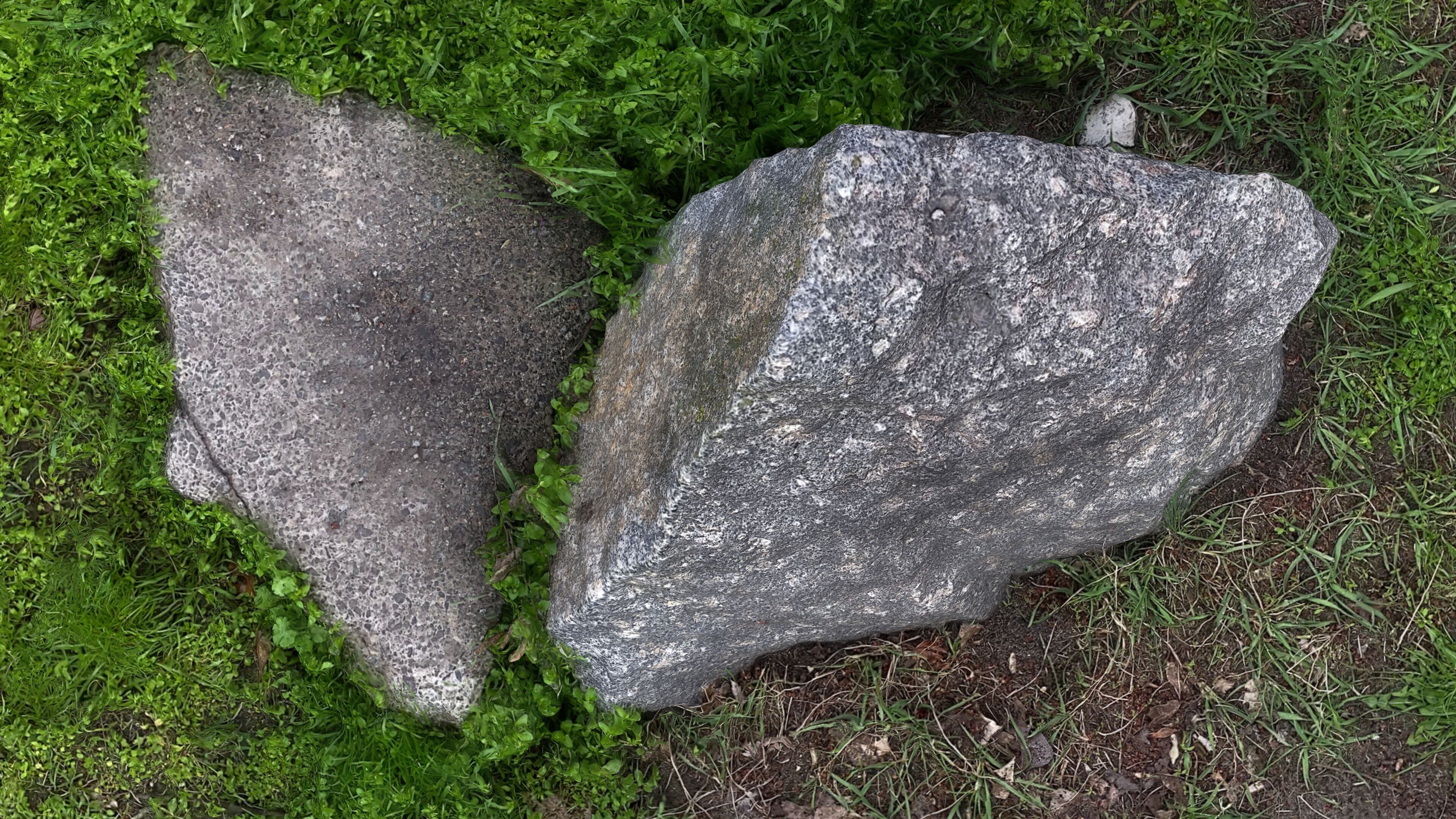 Photorealistic 3D scan of rock stone Low-poly 3D model_13