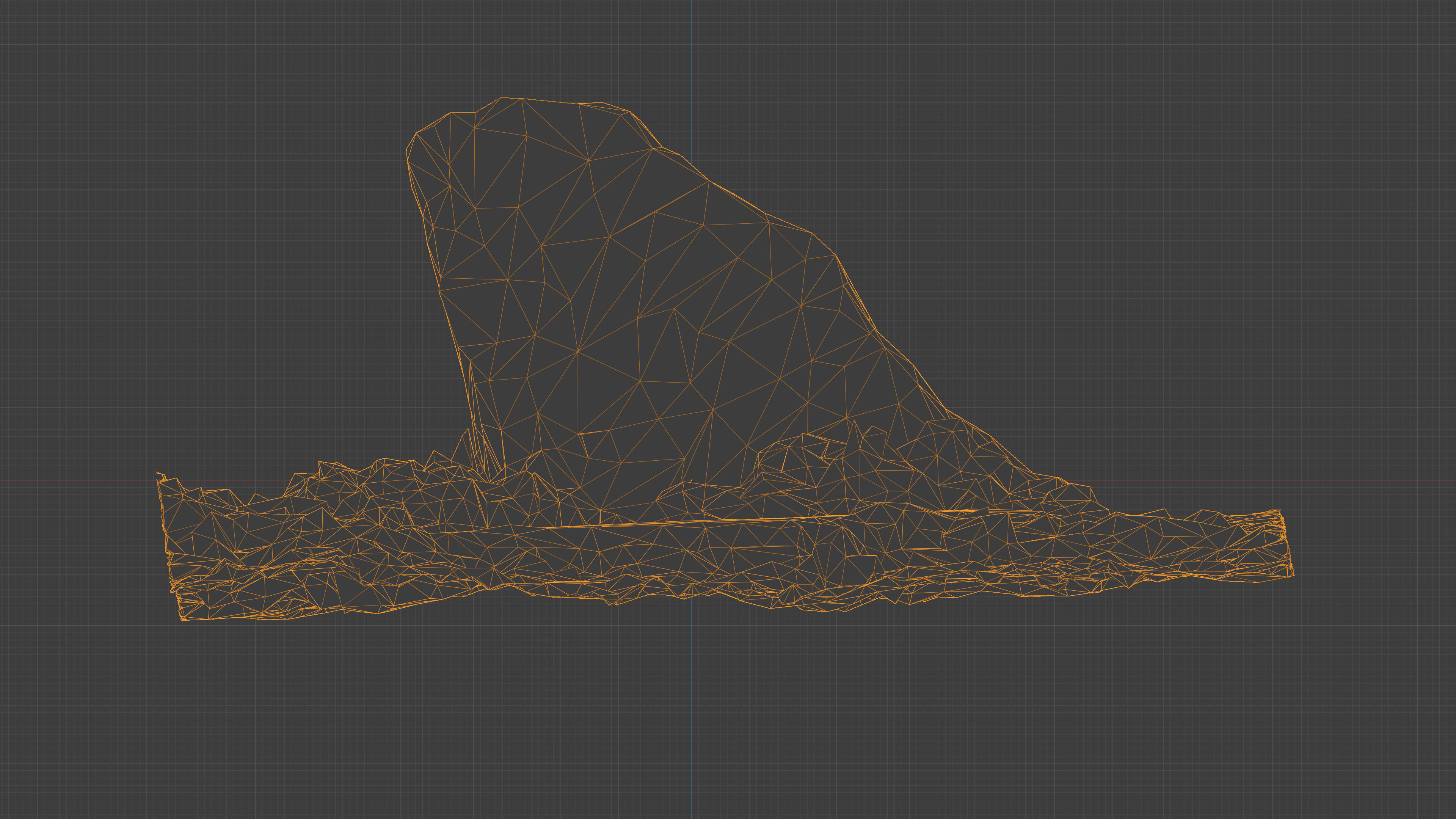 Photorealistic 3D scan of rock stone Low-poly 3D model_4