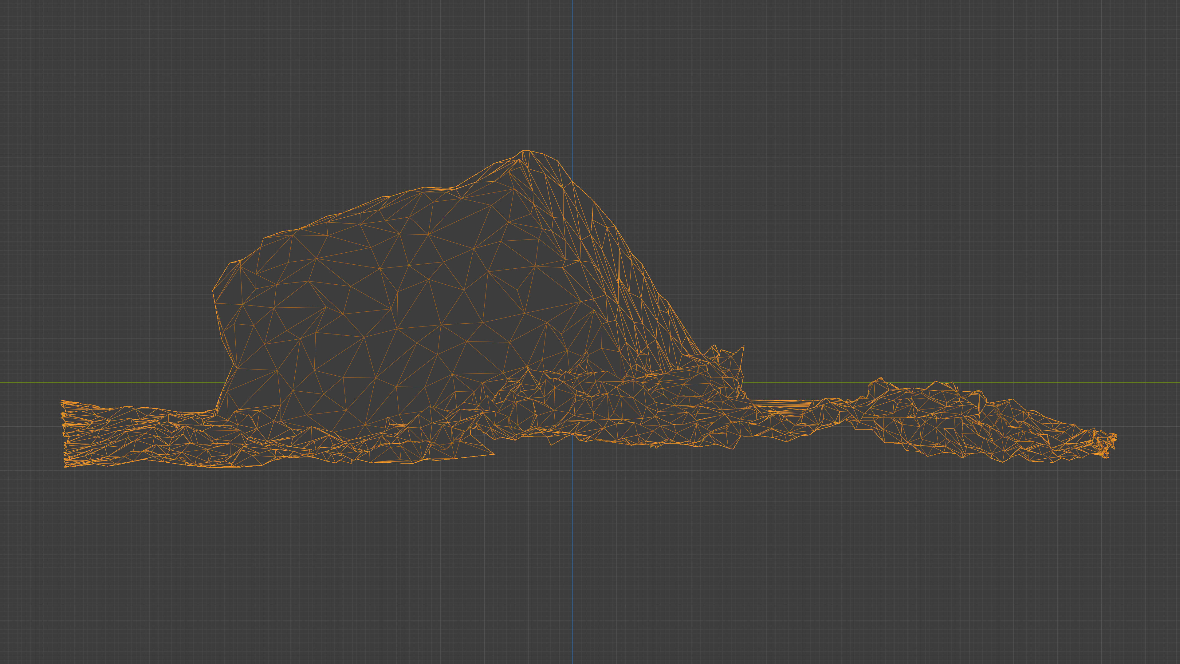 Photorealistic 3D scan of rock stone Low-poly 3D model_18