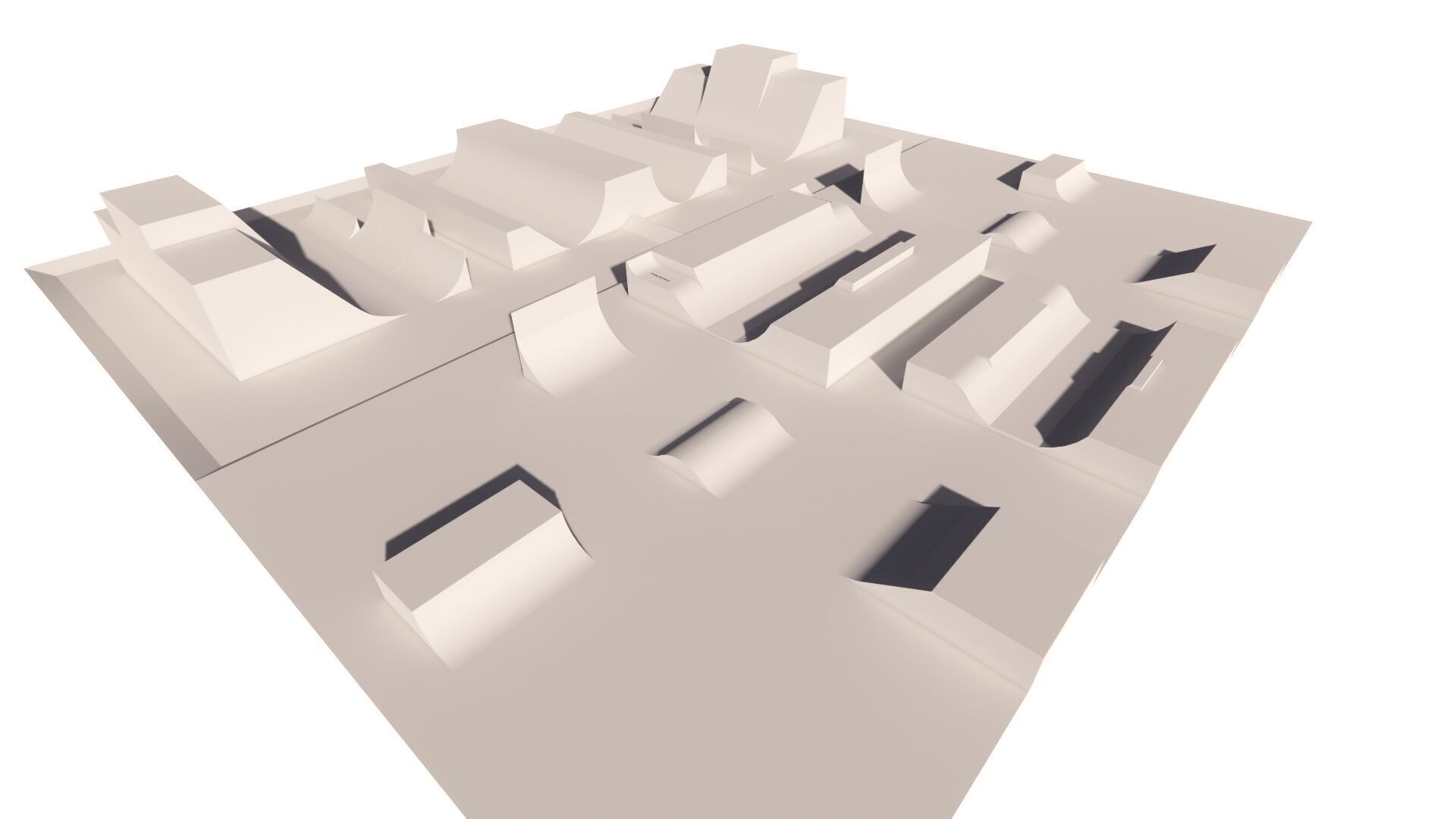 Skatepark-Skate Park PACK 3D model_12