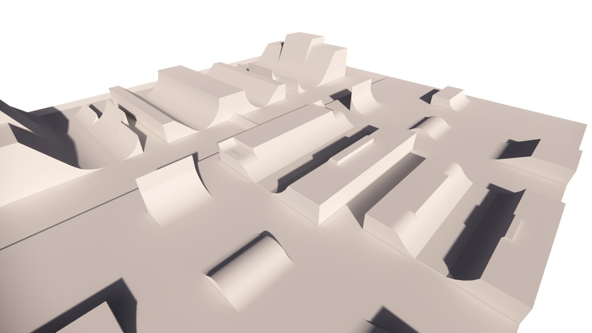 Skatepark-Skate Park PACK 3D model_15