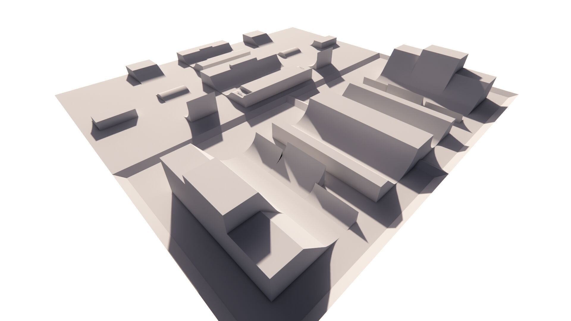 Skatepark-Skate Park PACK 3D model_6