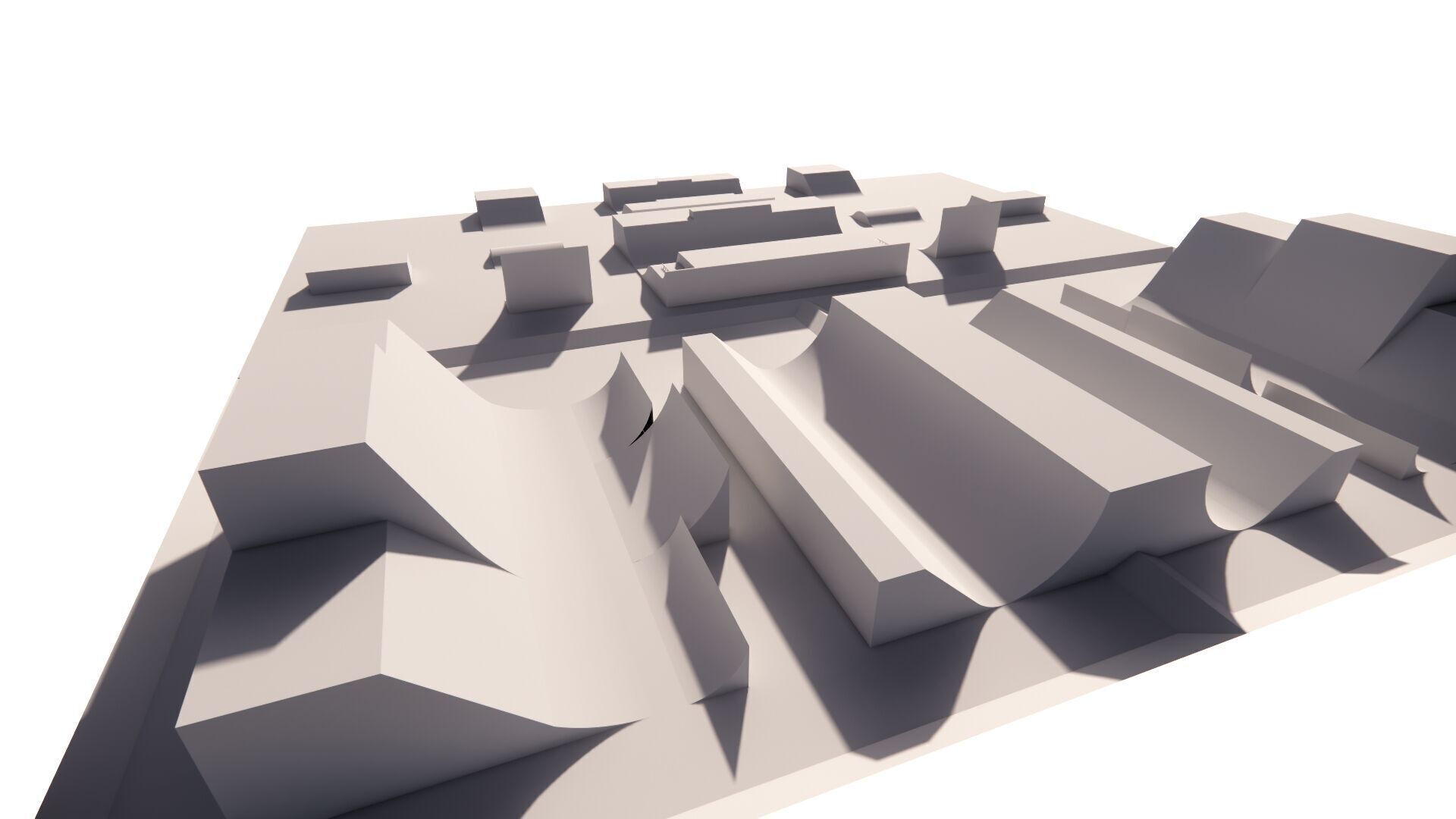 Skatepark-Skate Park PACK 3D model_8