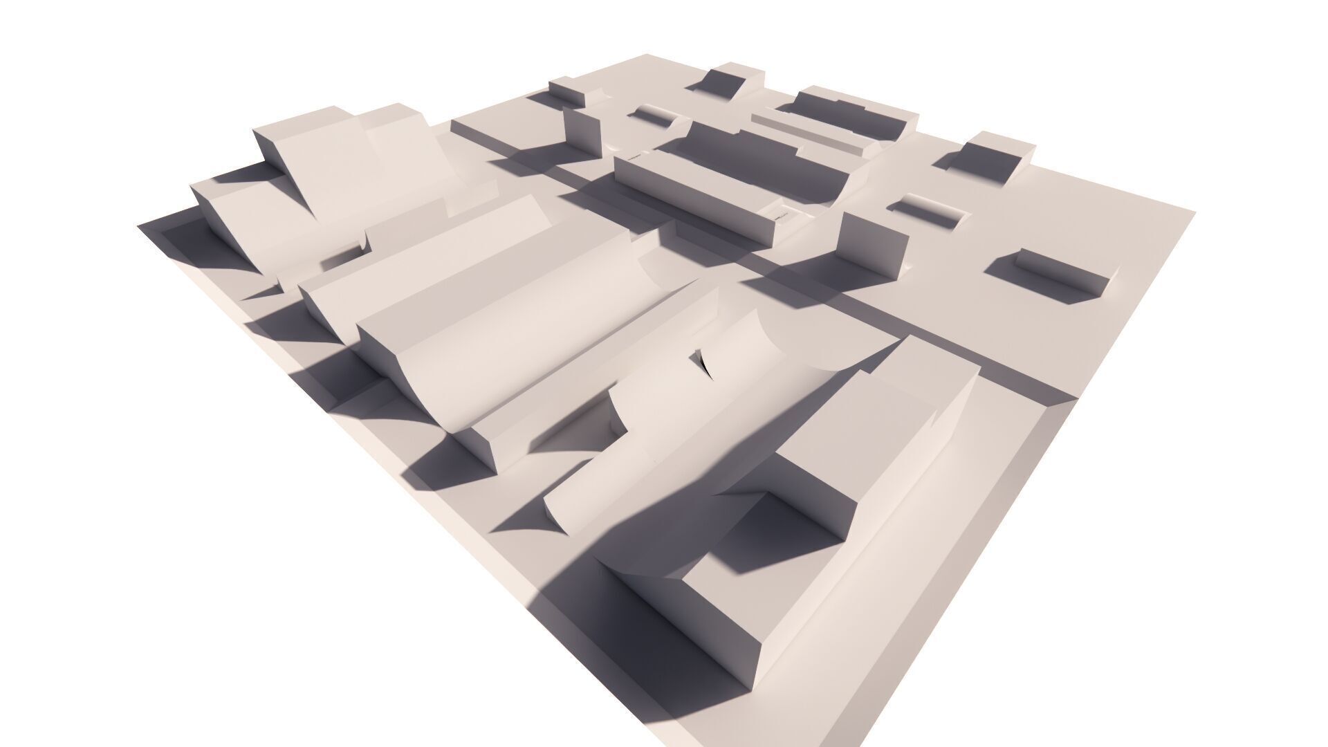 Skatepark-Skate Park PACK 3D model_4