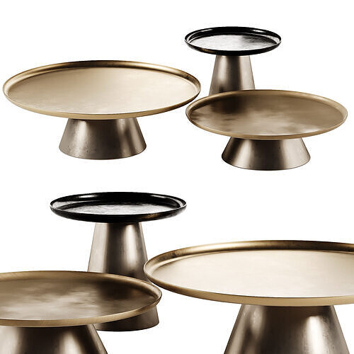 Tavolino Amerigo - Cattelan Italia Table Low-poly 3D model