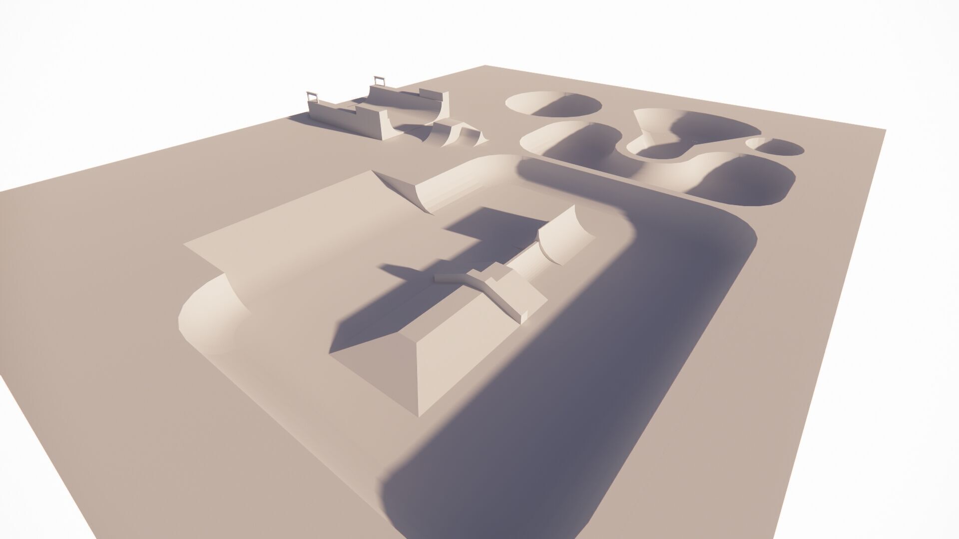 Skatepark-Skate Park PACK 3D model_7