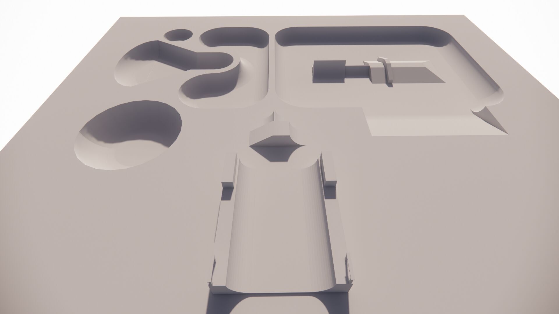 Skatepark-Skate Park PACK 3D model_3