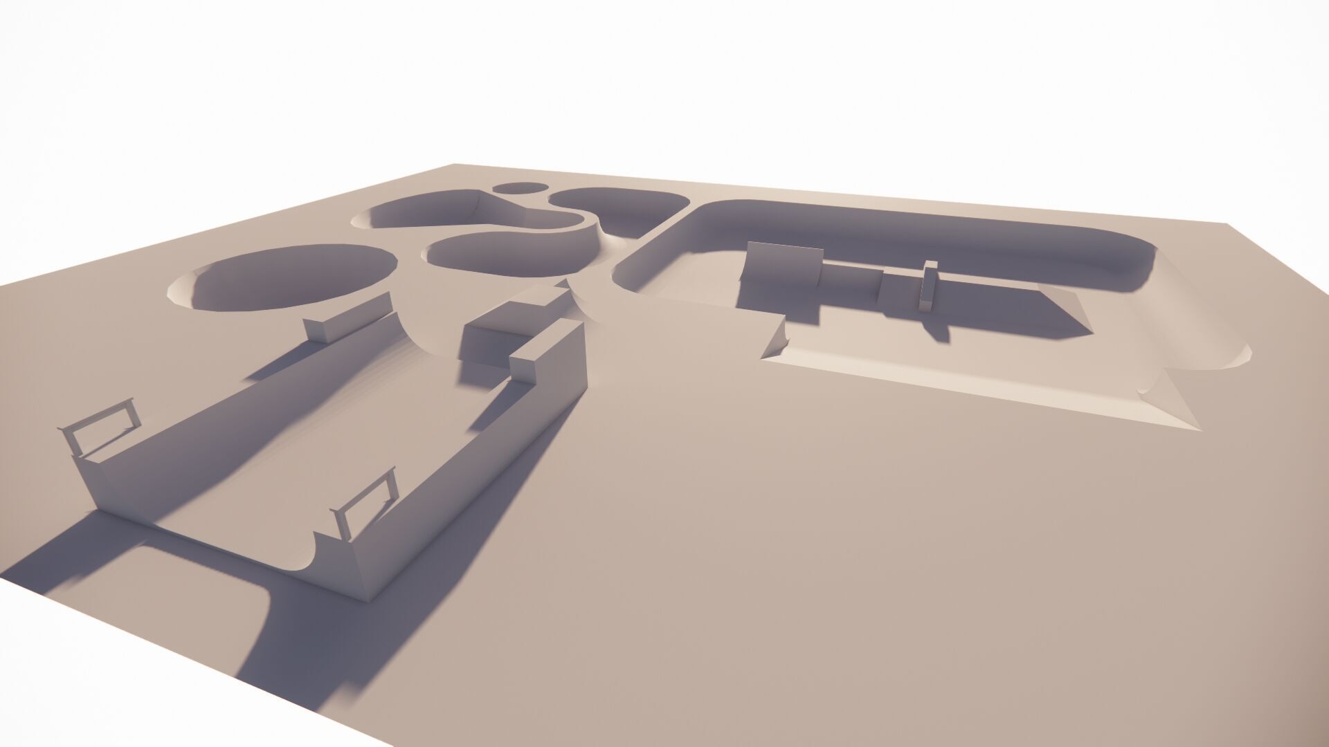 Skatepark-Skate Park PACK 3D model_9