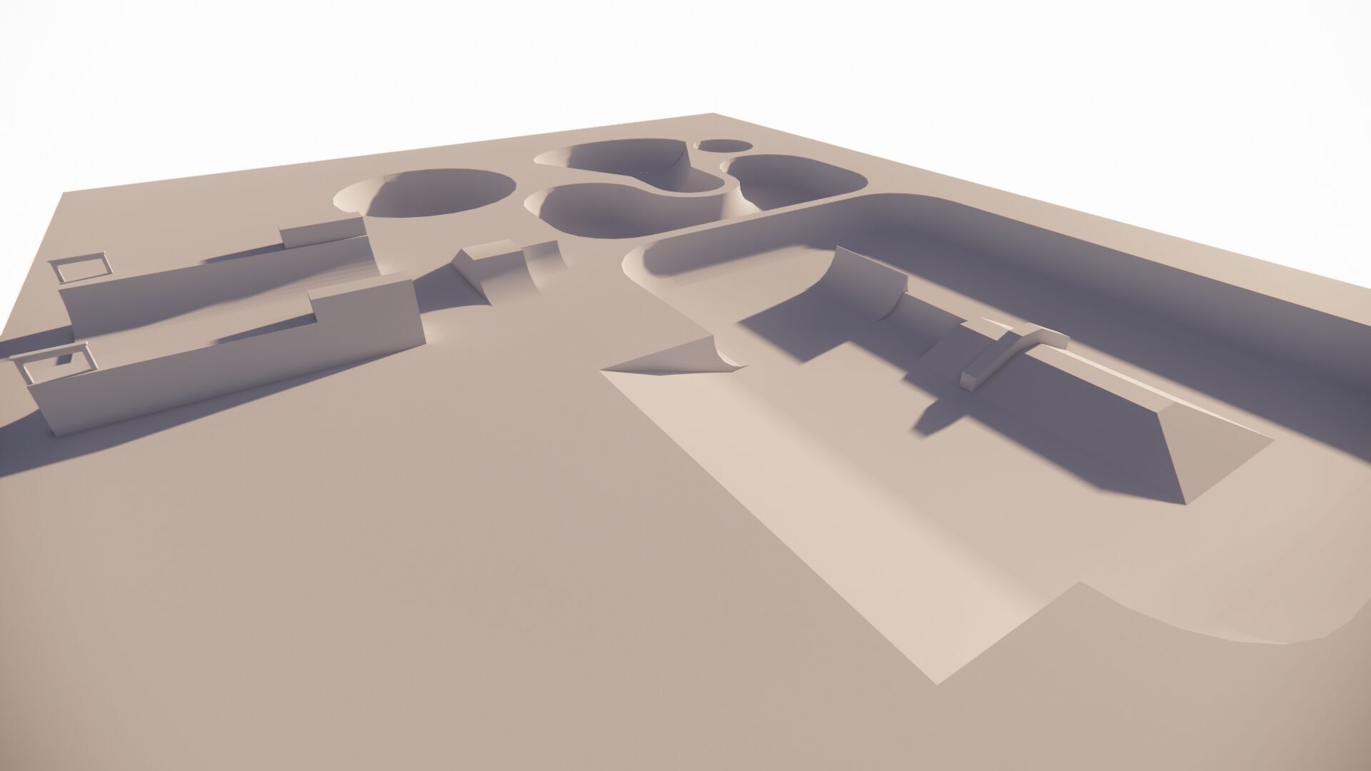 Skatepark-Skate Park PACK 3D model_8