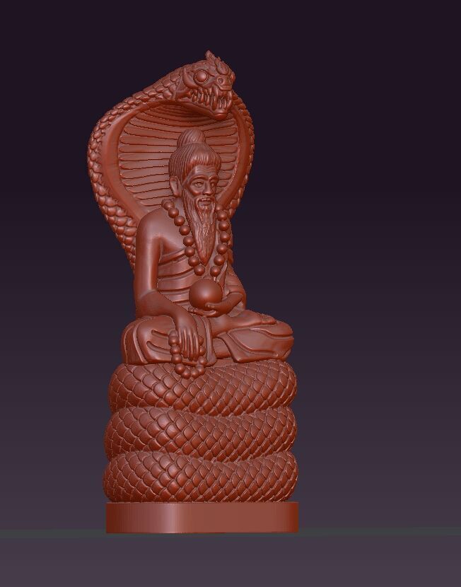 eysey with dragone 3D print model_3