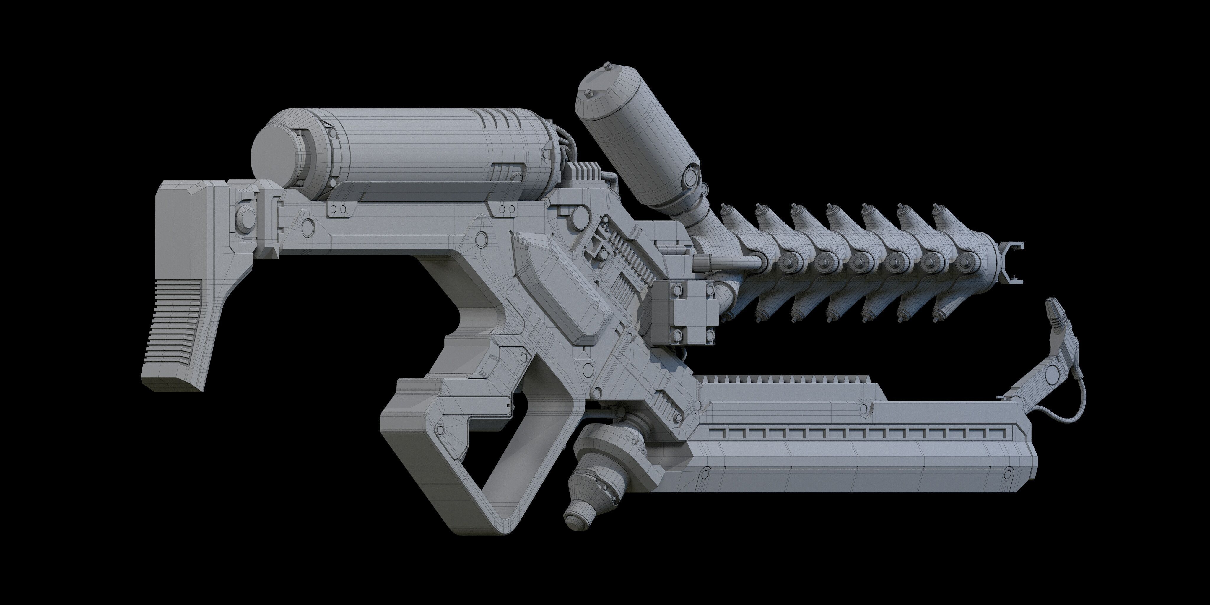 Arc Gun District9 3D model_10