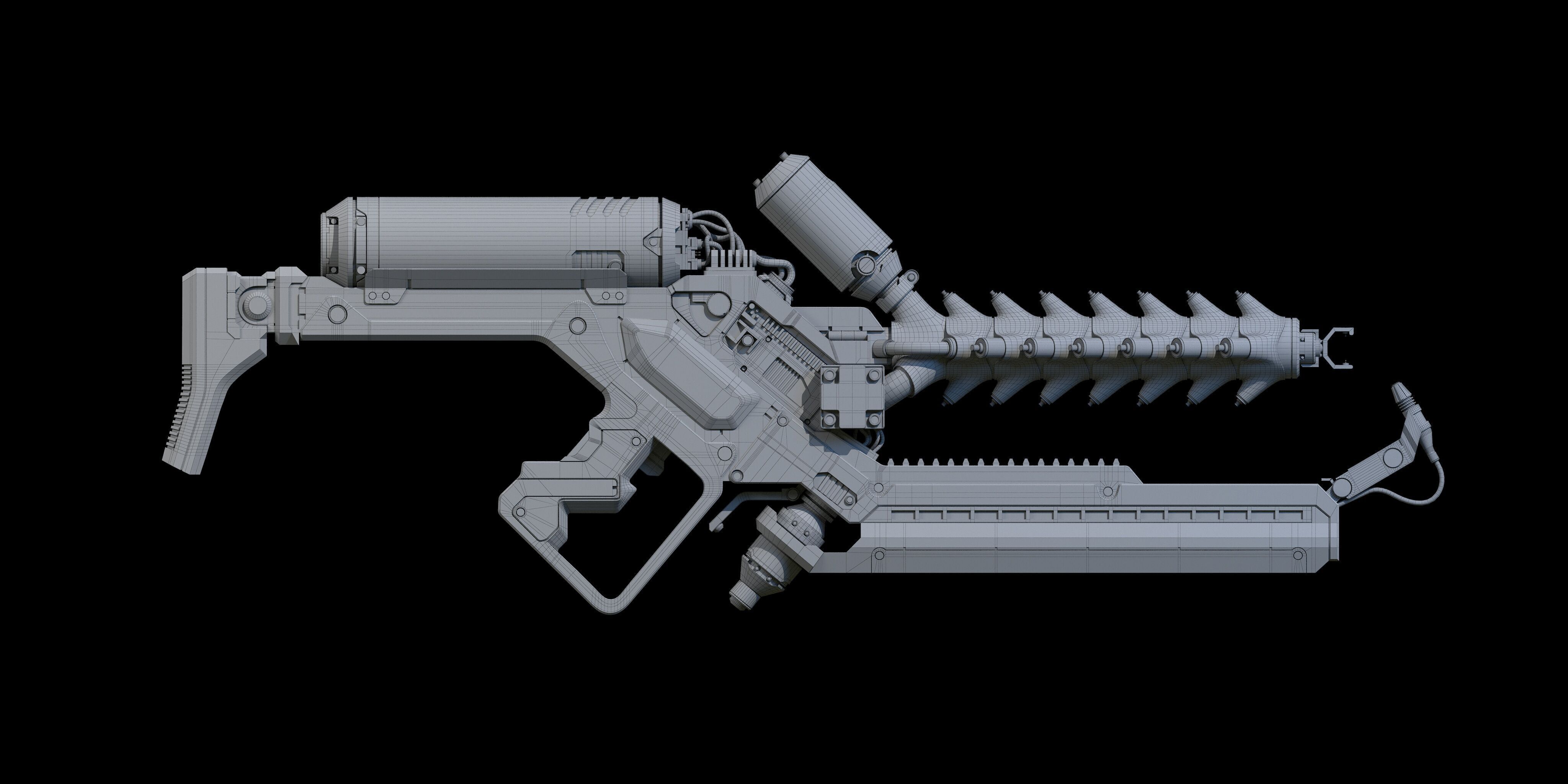 Arc Gun District9 3D model_8