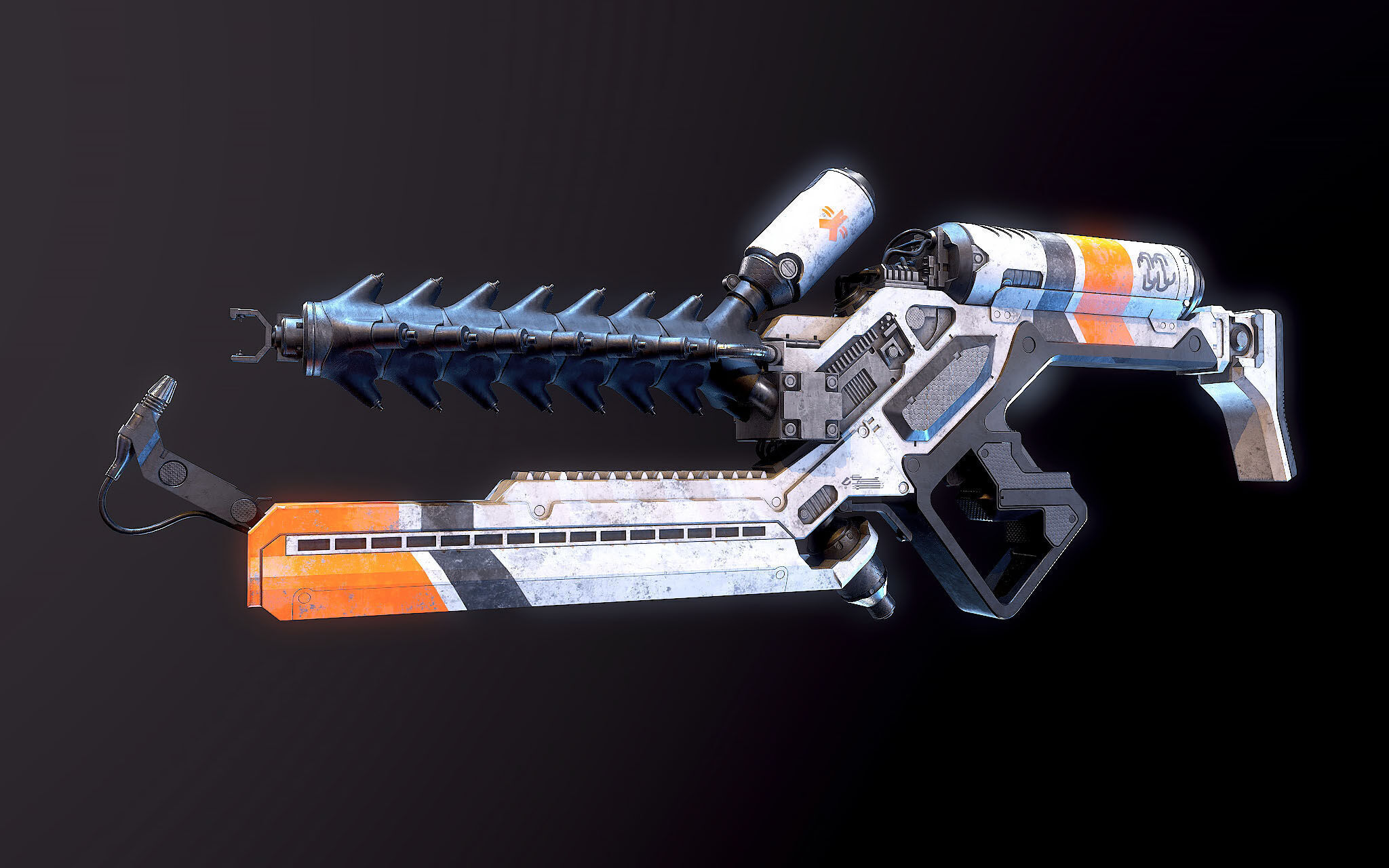 Arc Gun District9 3D model_5