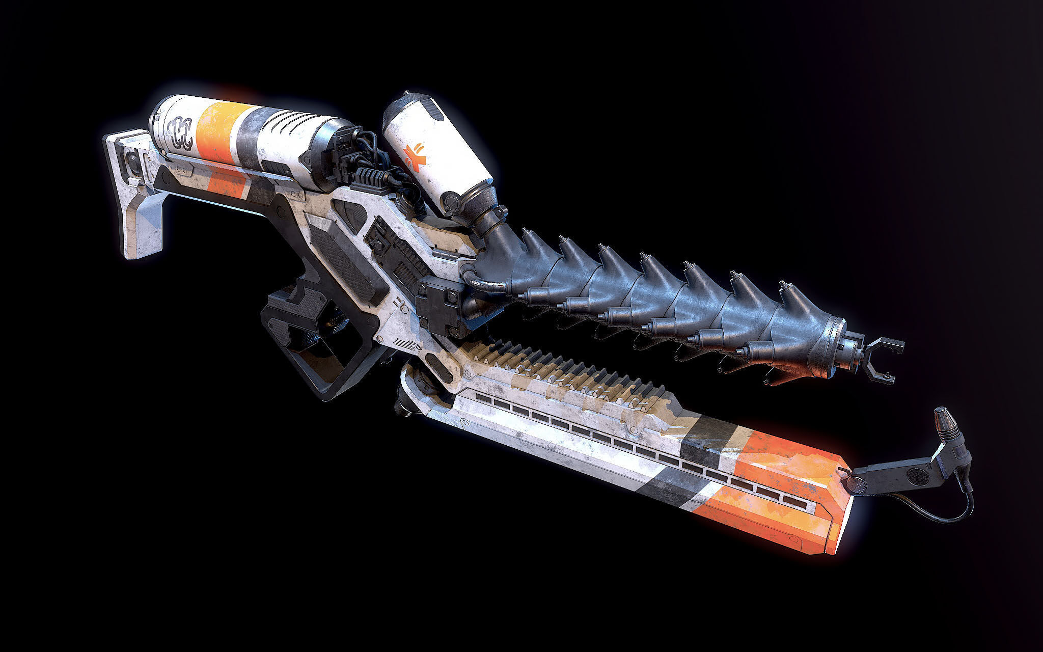 Arc Gun District9 3D model_2