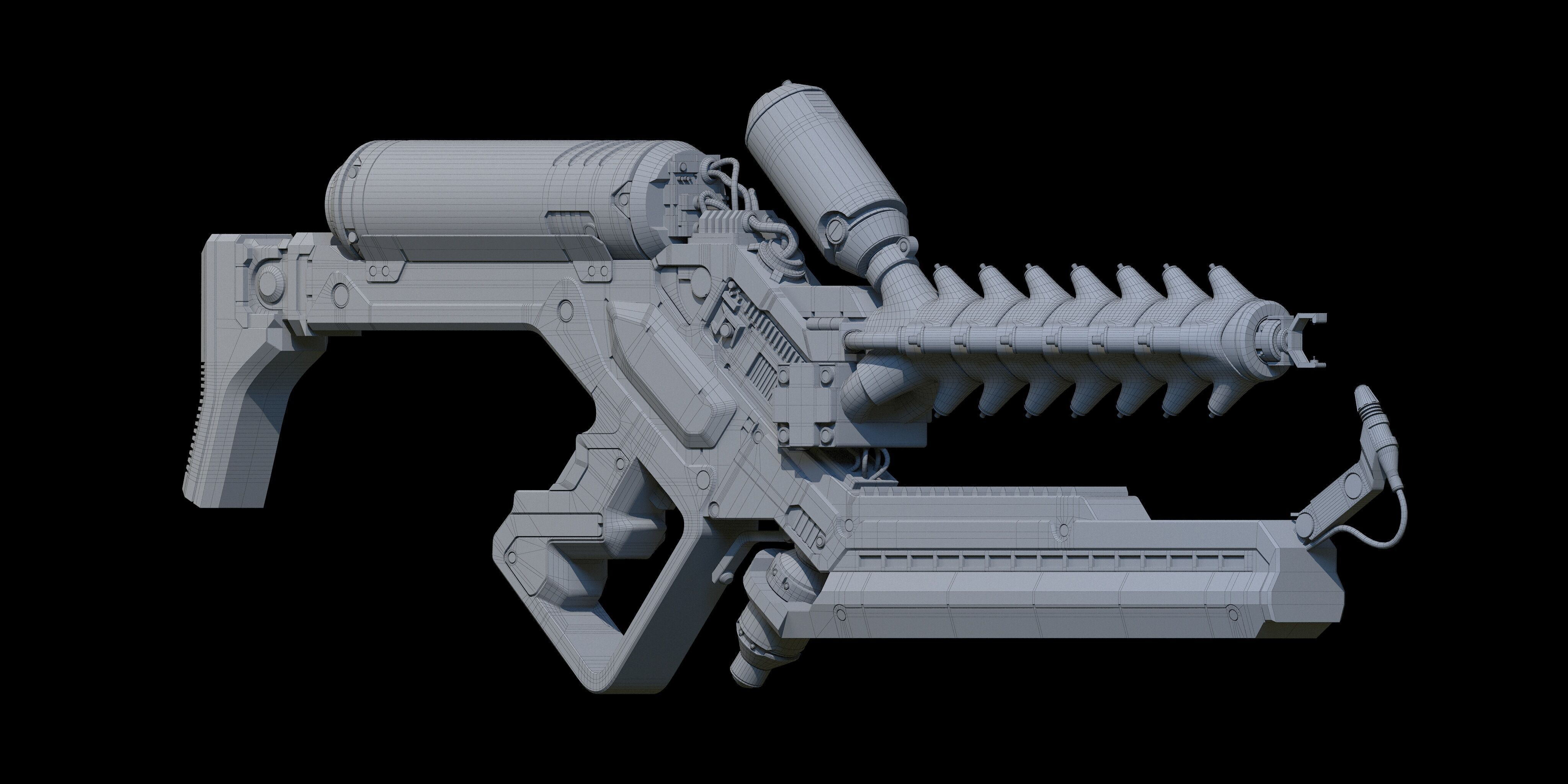 Arc Gun District9 3D model_9